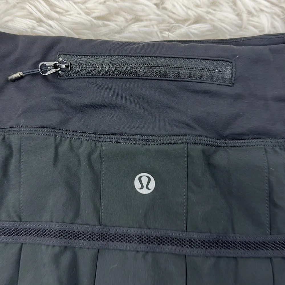 Lululemon Run: Pace Setter Skirt Black - Picture 8 of 9